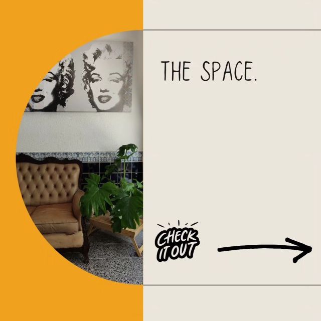 Meet the space!
 We have free coffee and tea, wifi, meeting room, phone-booths, comfy sofas and office chairs!